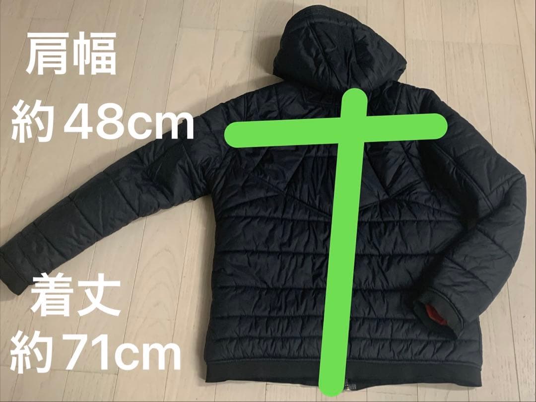 DIESEL 男性用　XL 美品　黒 キルティング ダウンジャケット