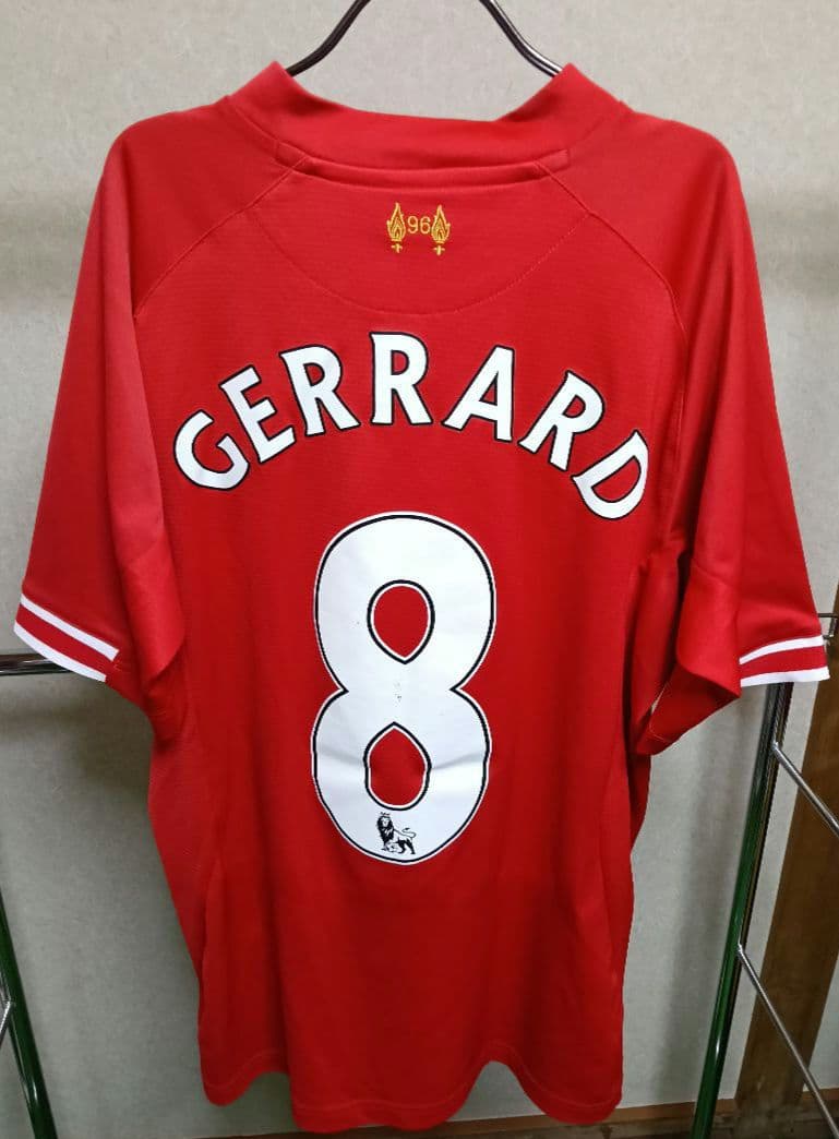 【正規品】リバプール 13-14 ユニフォーム ジェラード♯8／WARRIOR製