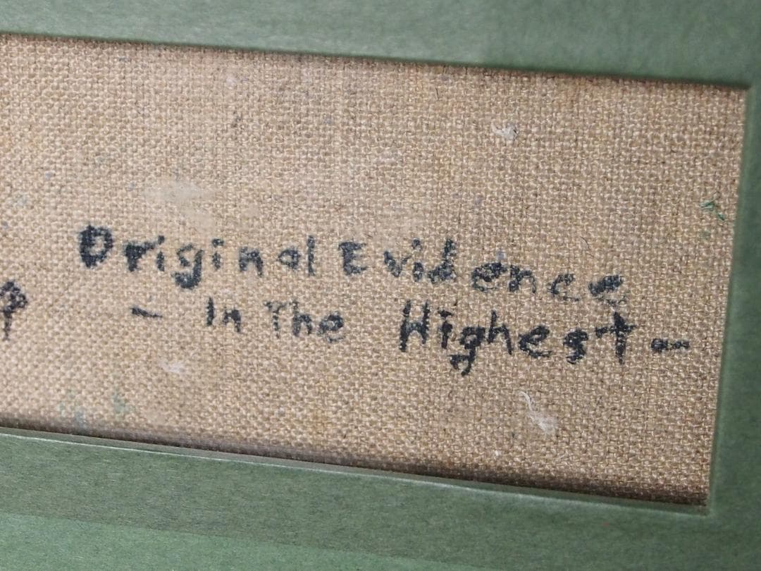 福市幸子「Original Evidence」◆キャンバス油彩画◆裏書有◆F4号