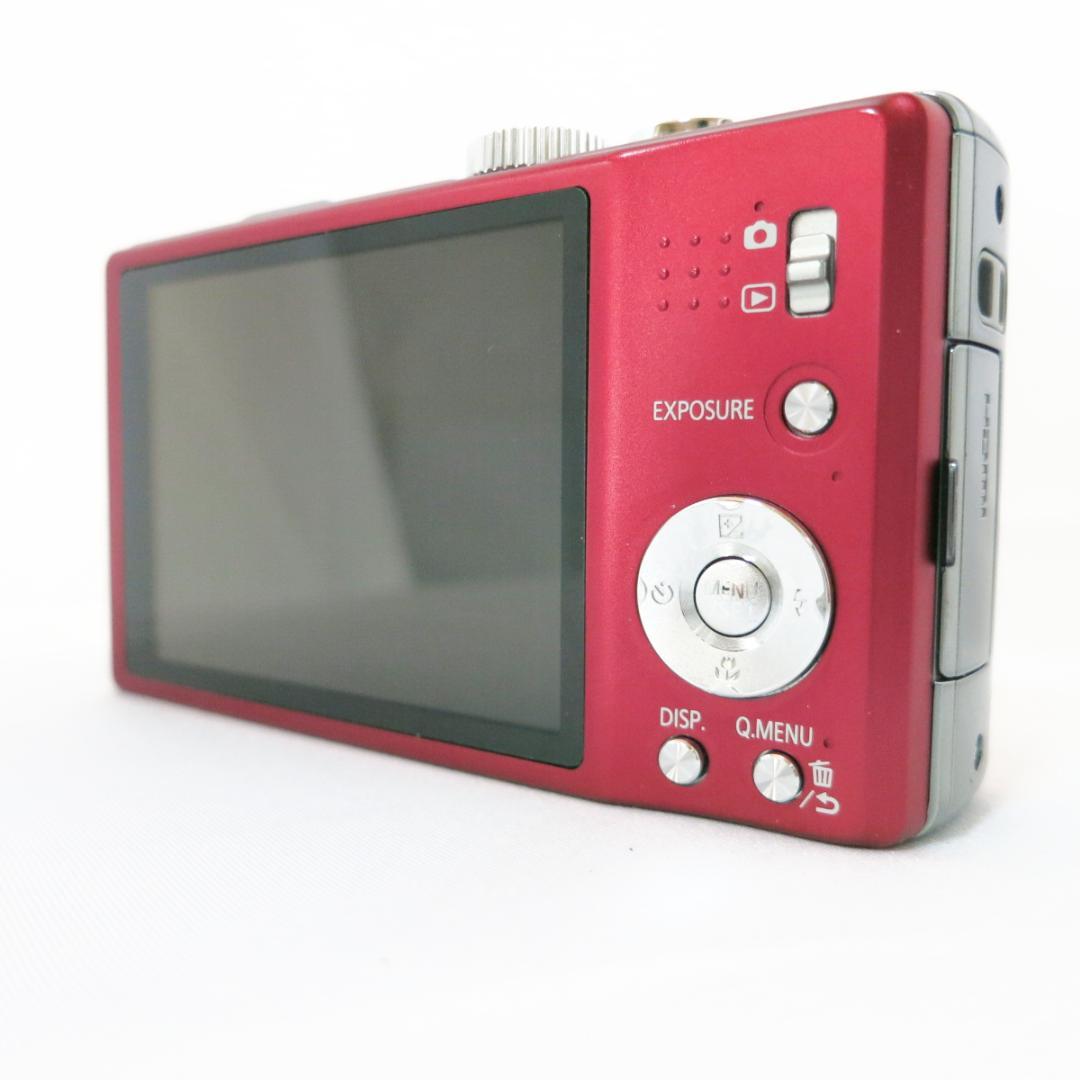 美品☆Panasonic LUMIX DMC-TZ20 デジタルカメラ レッド