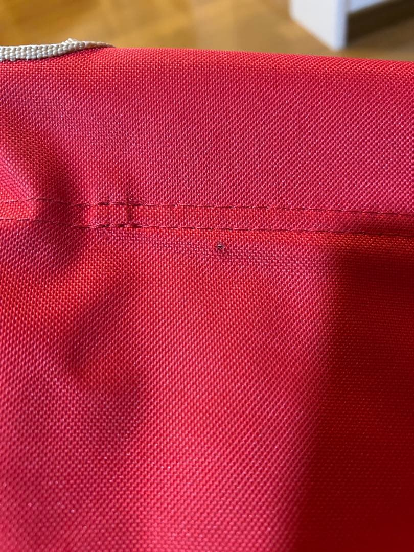 2脚セット　コールマン　チェア 赤　レイチェア　ハイバック　3段階