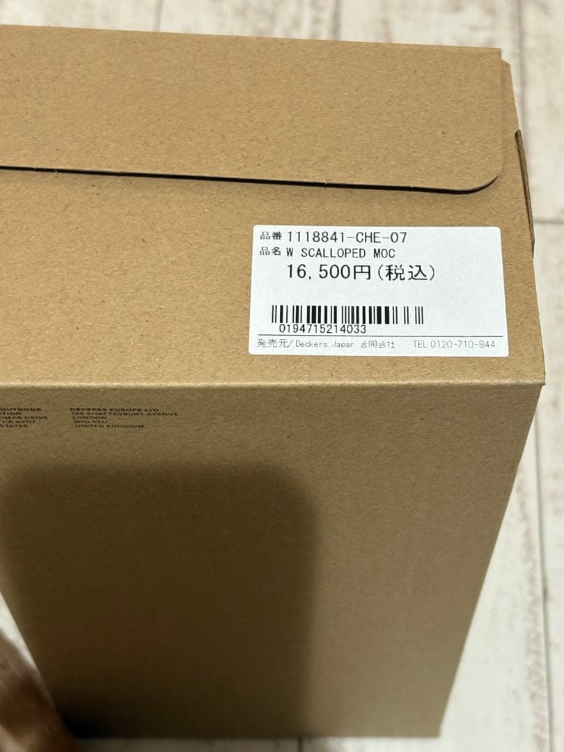 【新品未使用】UGG Scalloped Moc スカラップドモック モカシン