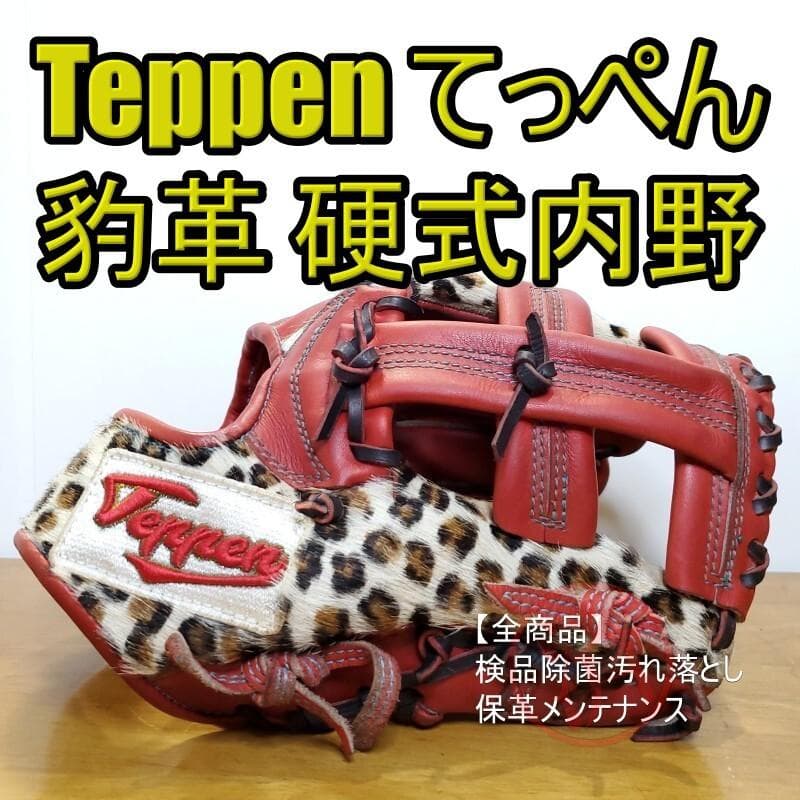 TEPPEN てっぺん RM-6型 日本製 限定 ヒョウ革 内野用 硬式グローブ