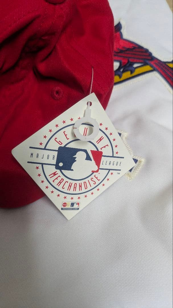 MLB正規品　田口 カージナルス ユニフォーム Majestic キャップ付き