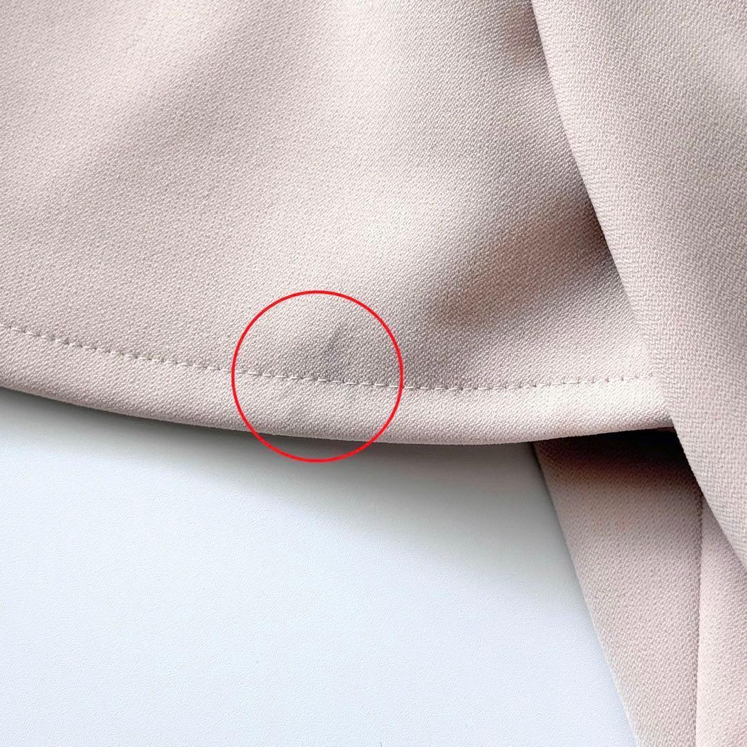 近年モデル Rene ルネ リリィベル 半袖ワンピース フロントジップ パール