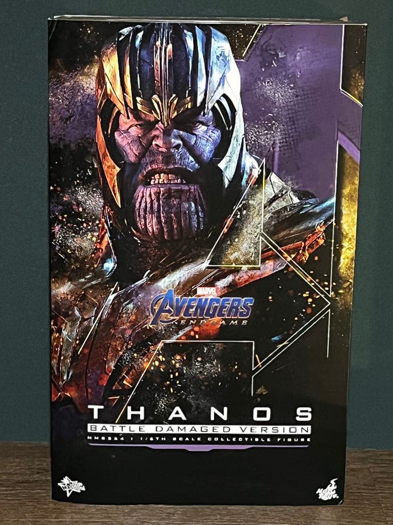 ホットトイズ　サノス　バトルダメージ版　エンドゲーム　開封品　匿名配送