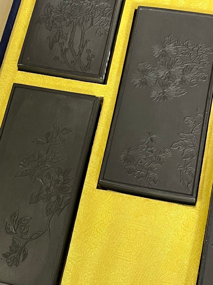 希少・珍品 唐墨 古墨 固形墨 乾隆年製 中国美術 10個セット 未使用品