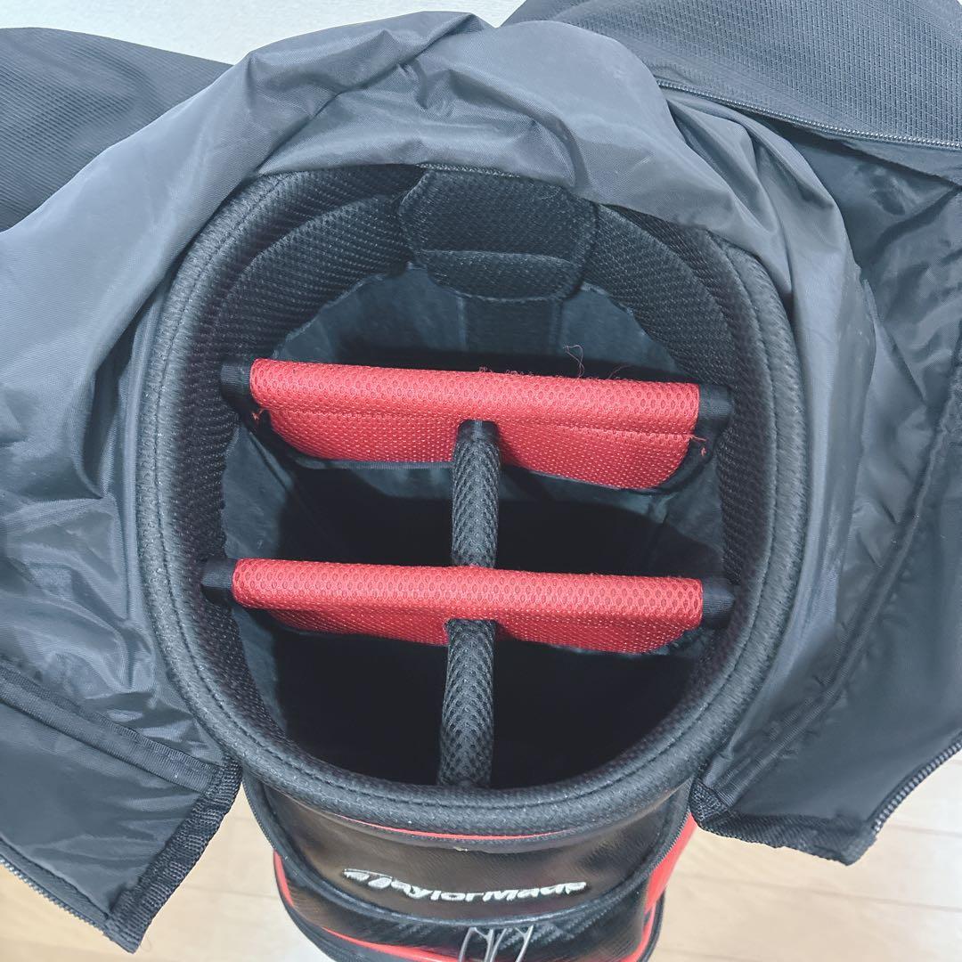 K447 TaylorMade キャディバッグ 赤 黒
