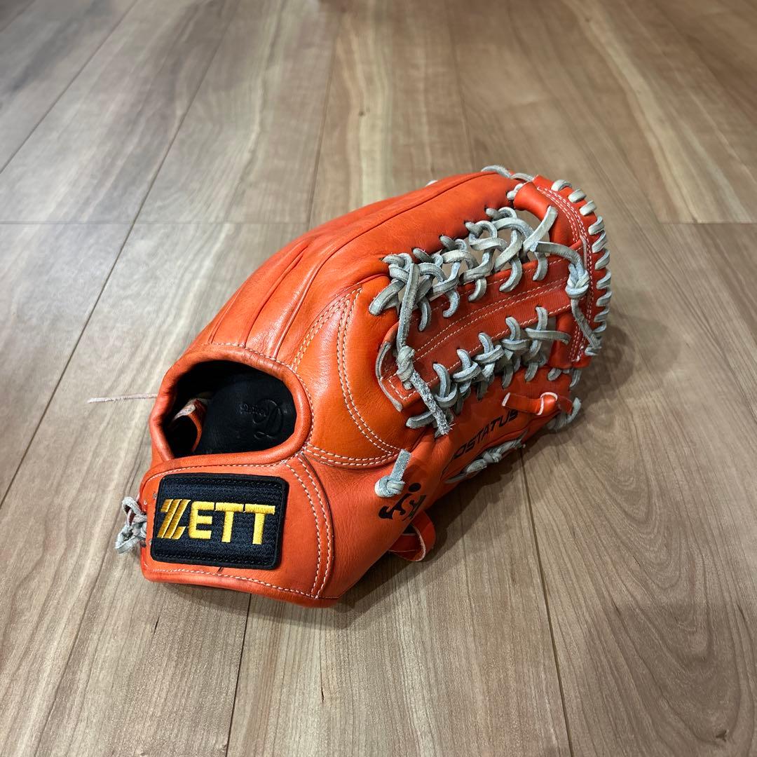 ★旧ラベルZETTプロステイタス外野手用ソフト軟式草野球★