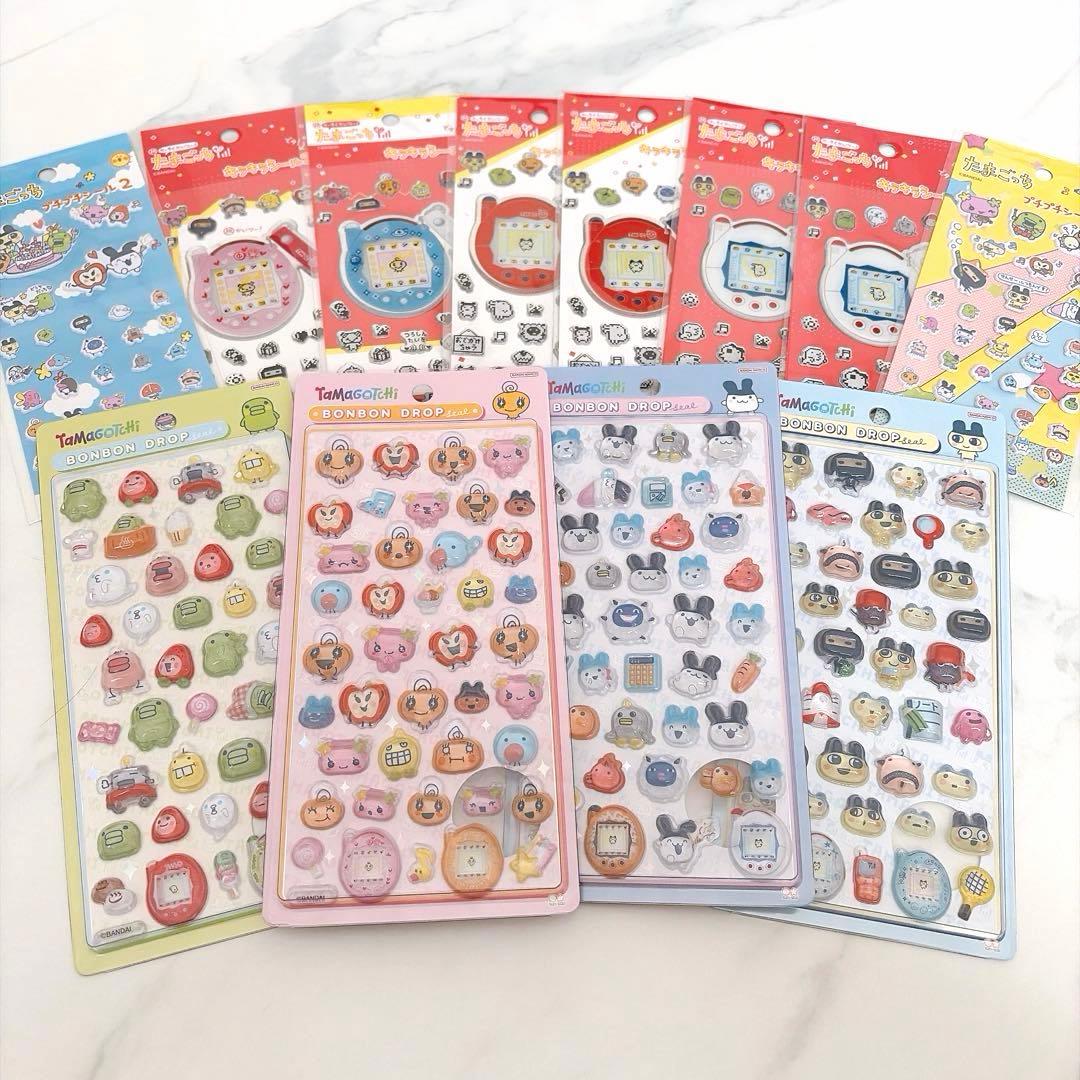 【正規品】たまごっち　ボンボンドロップ　キラキラシール2 たまごっちシールセット