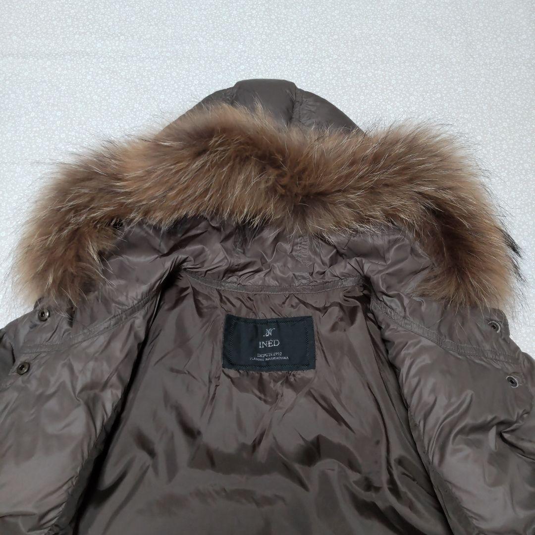 【極美品】INED　3way　モッズコート　ダウン　レディース　13号