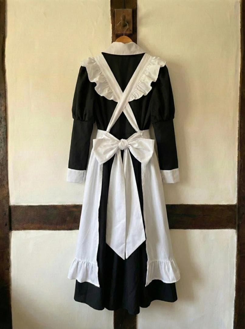 ワンダーパーラー クラシカルメイド服 Mサイズ エプロン 帽子3点セット