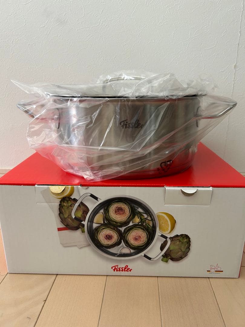 新品未使用　Fissler フィスラー　キャセロール　24cm (保証書、箱付)