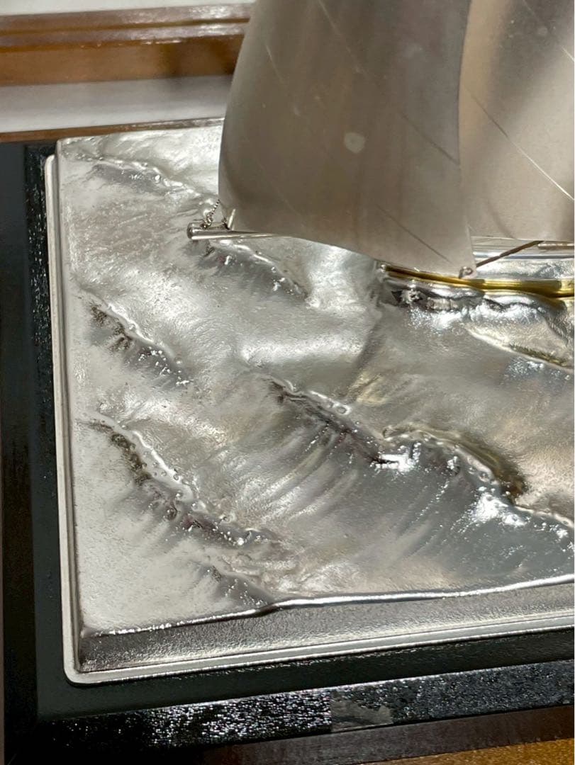【極美品】武比古 TAKEHIKO 銀製 置物 帆船 ヨット SILVER970