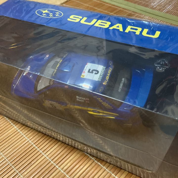 オートアート　2台セット1/18 スバルインプレッサ2001 ドライバーセット