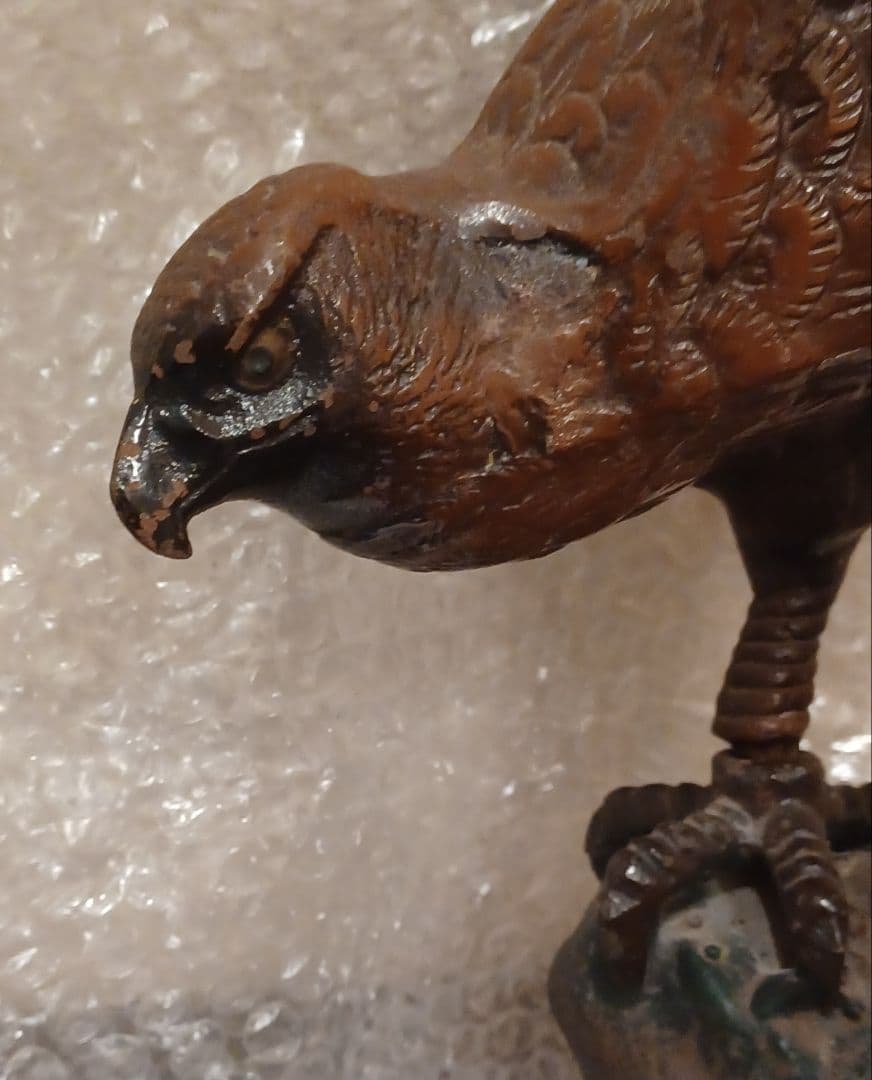 年代物 6.7kgの鷹さん(鷲さん)antique hawk or eagle