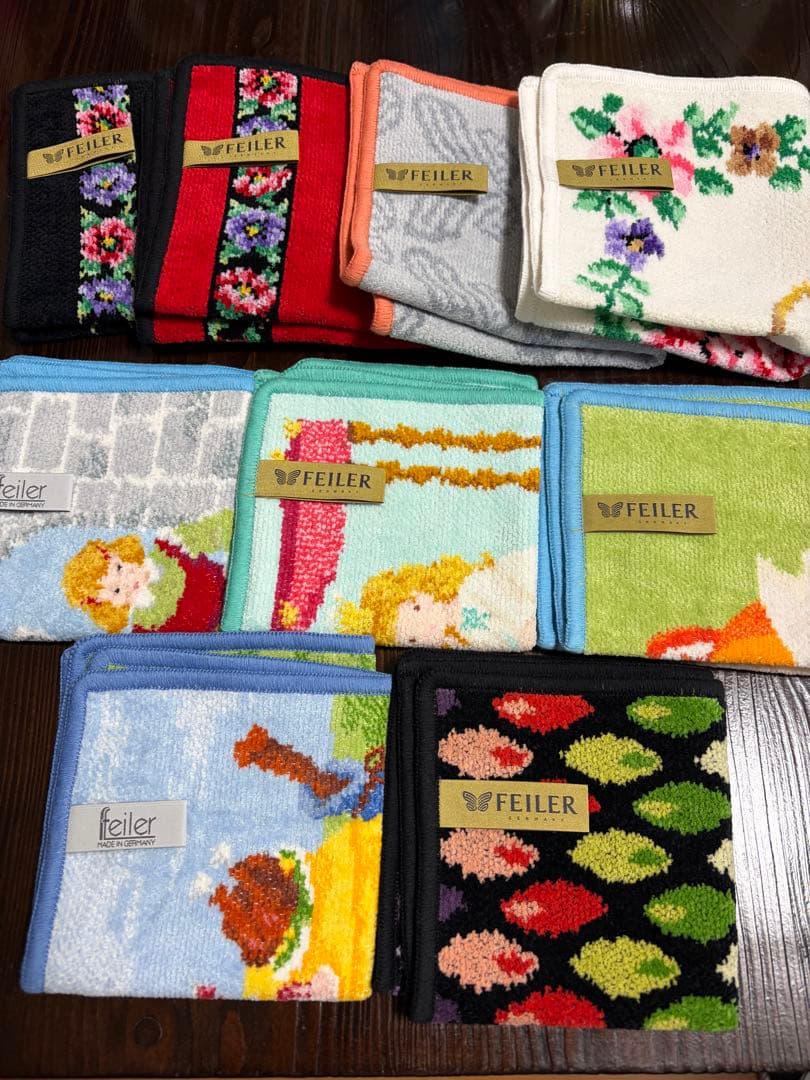 フェイラーハンカチ 9枚セット