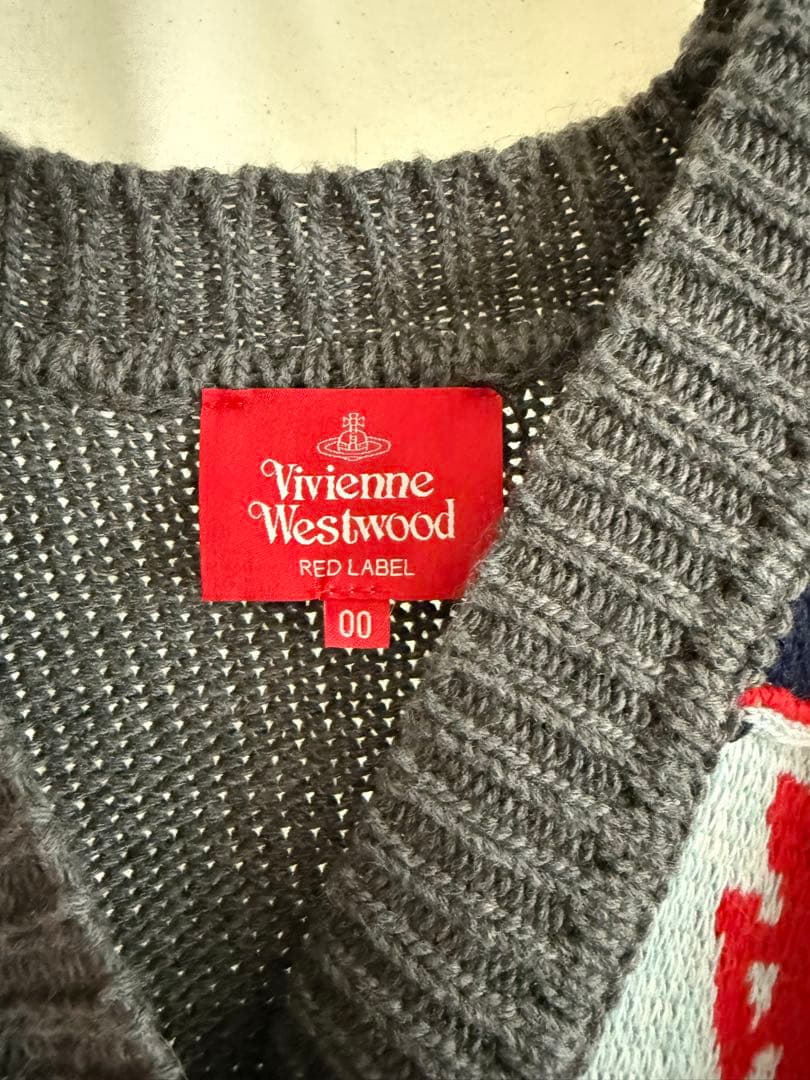 Vivienne Westwood パッチワークチャンキーニット