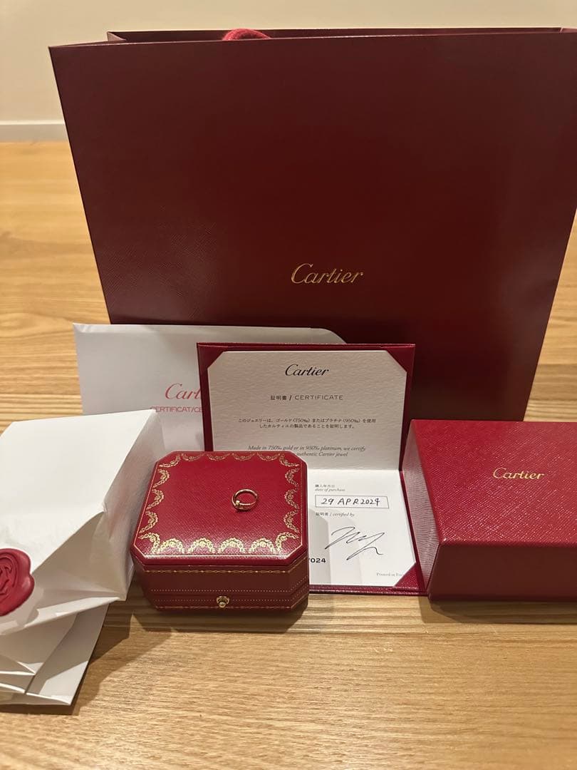 ジュストアンクル Cartier カルティエ ピアス シングル イヤリング