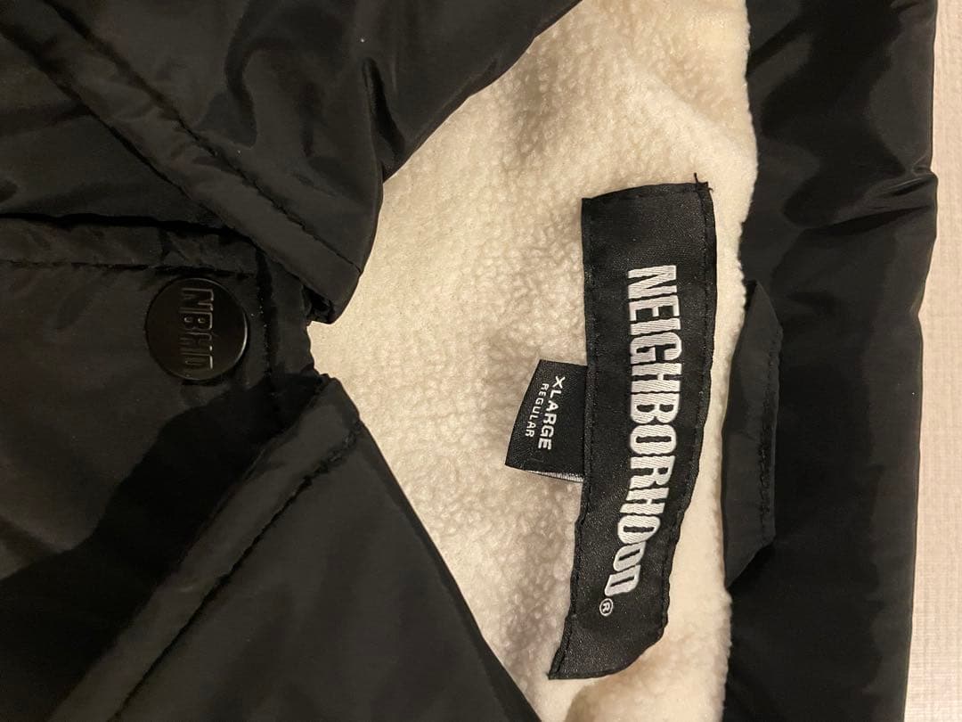 NEIGHBORHOOD ブラックナイロンジャケット XLタグなし