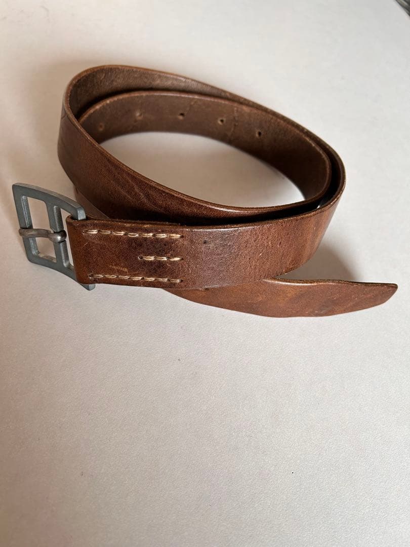 45R 45rpm ヴィンテージ　レザーベルト　男女兼用