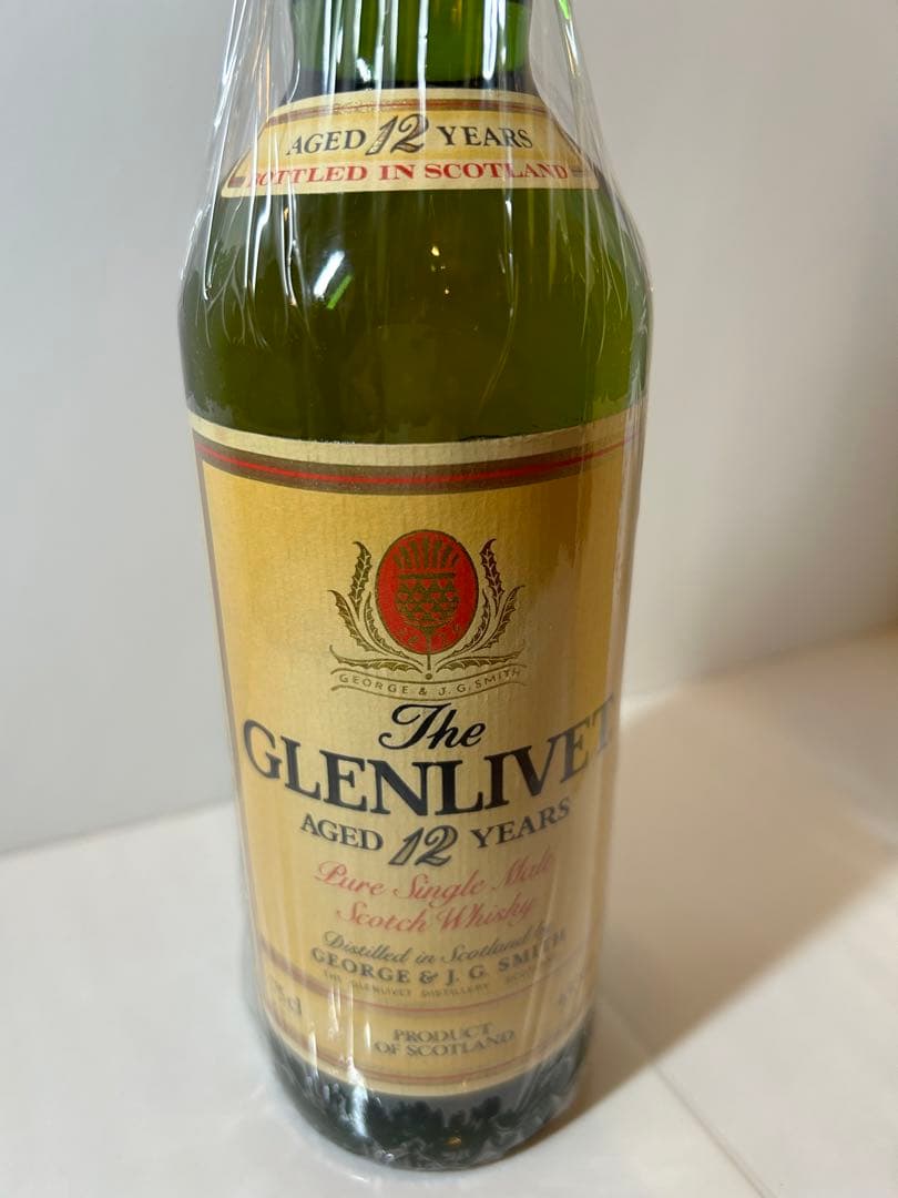 ザ・グレンリベット12年700mlウイスキー特級箱付き旧ボトル