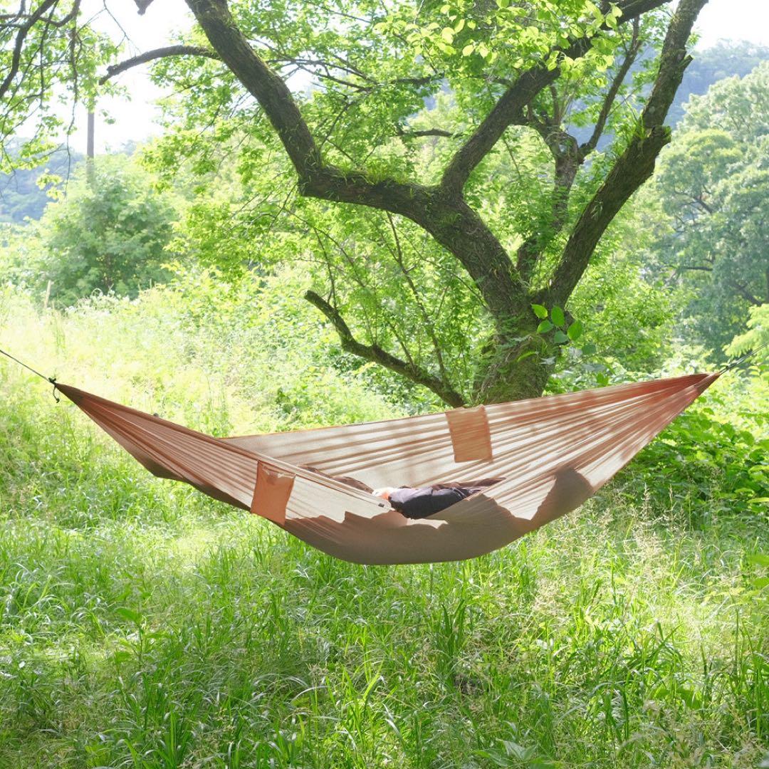 ハンモック軽量 ストラップ付｜ゲッカビジン平織り｜ 凌