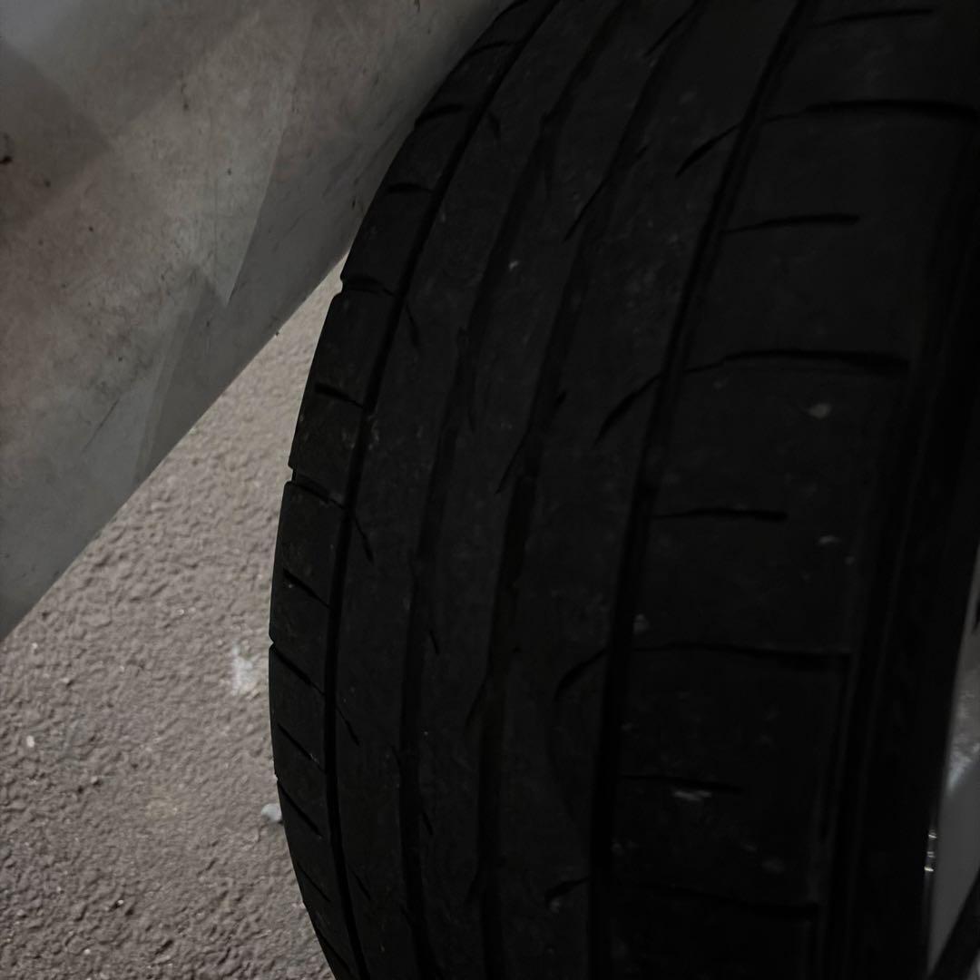 トヨタプリウス50 17インチ ホイールセット ブラック/シルバー ツーリング