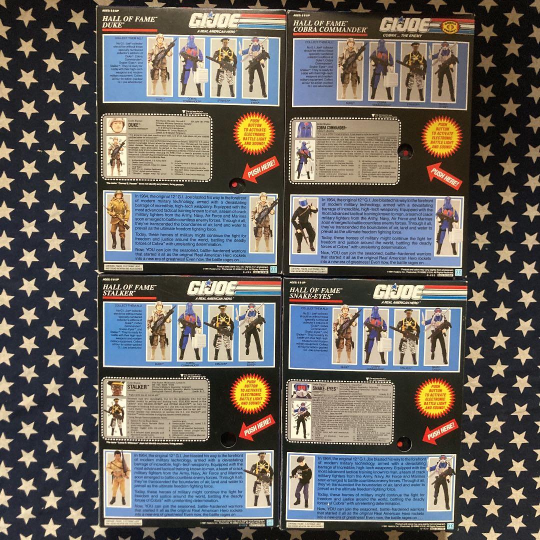 ハズブロ製1/6GI-JOE HOF フィギュア第1弾　全4体