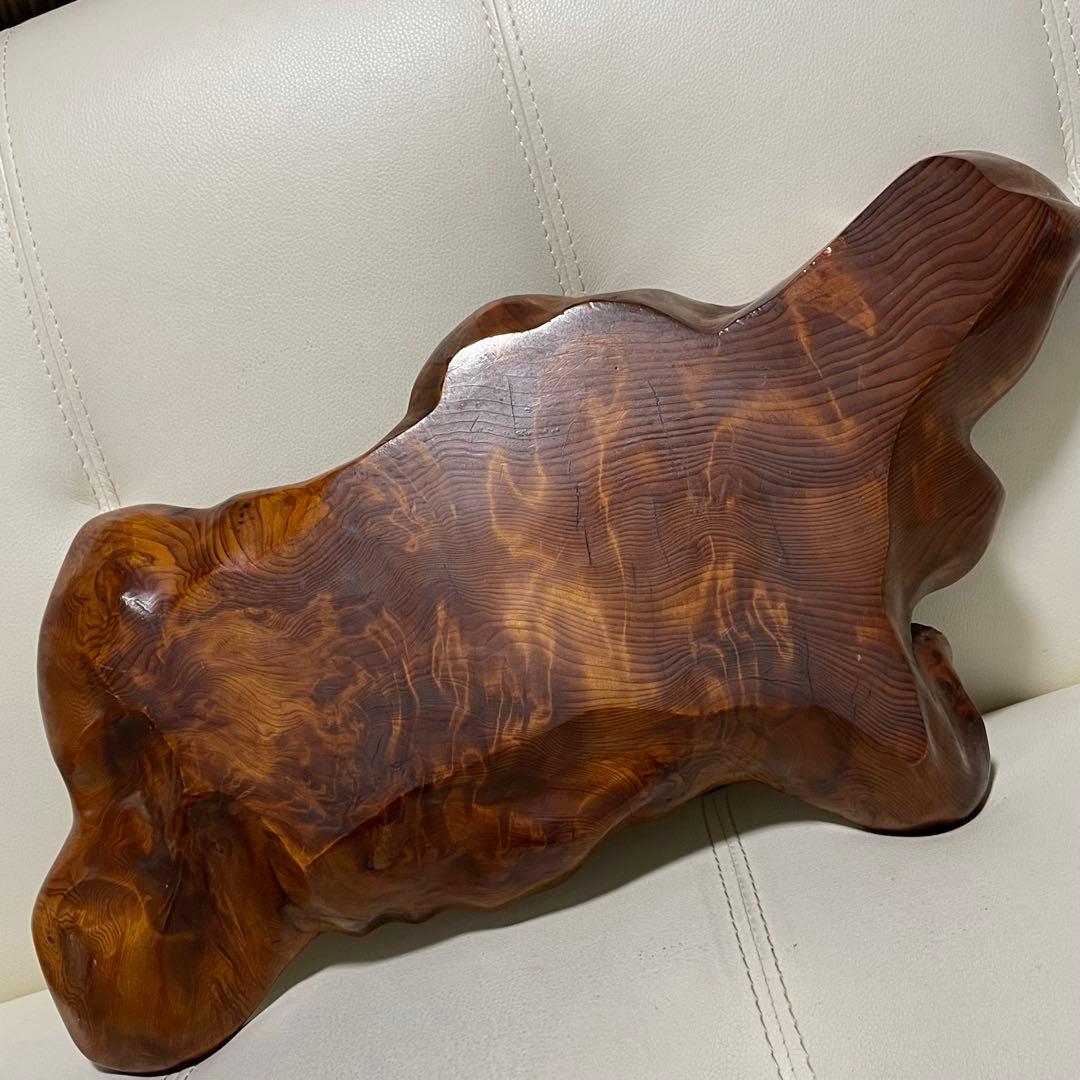 屋久杉台座 花台 飾り台 工芸品 置台 希少置き台 世界遺産 生け花 屋久島