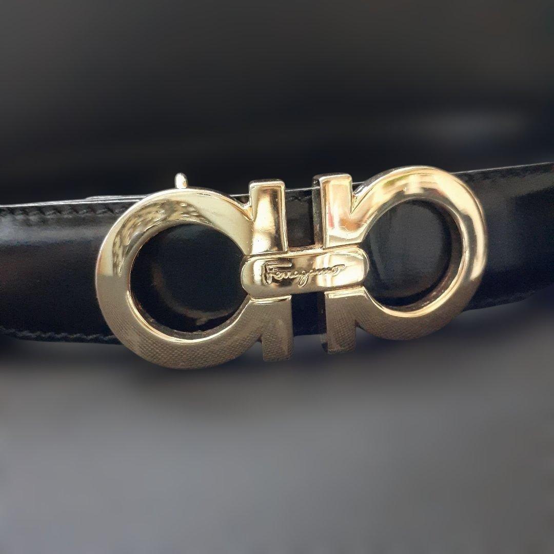 Salvatore Ferragamo フェラガモ ガンチーニ ベルト ゴールド