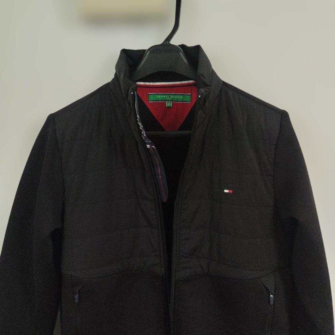 未使用 トミーヒルフィガー ゴルフ メンズ 中綿ジャケット Mサイズ 黒