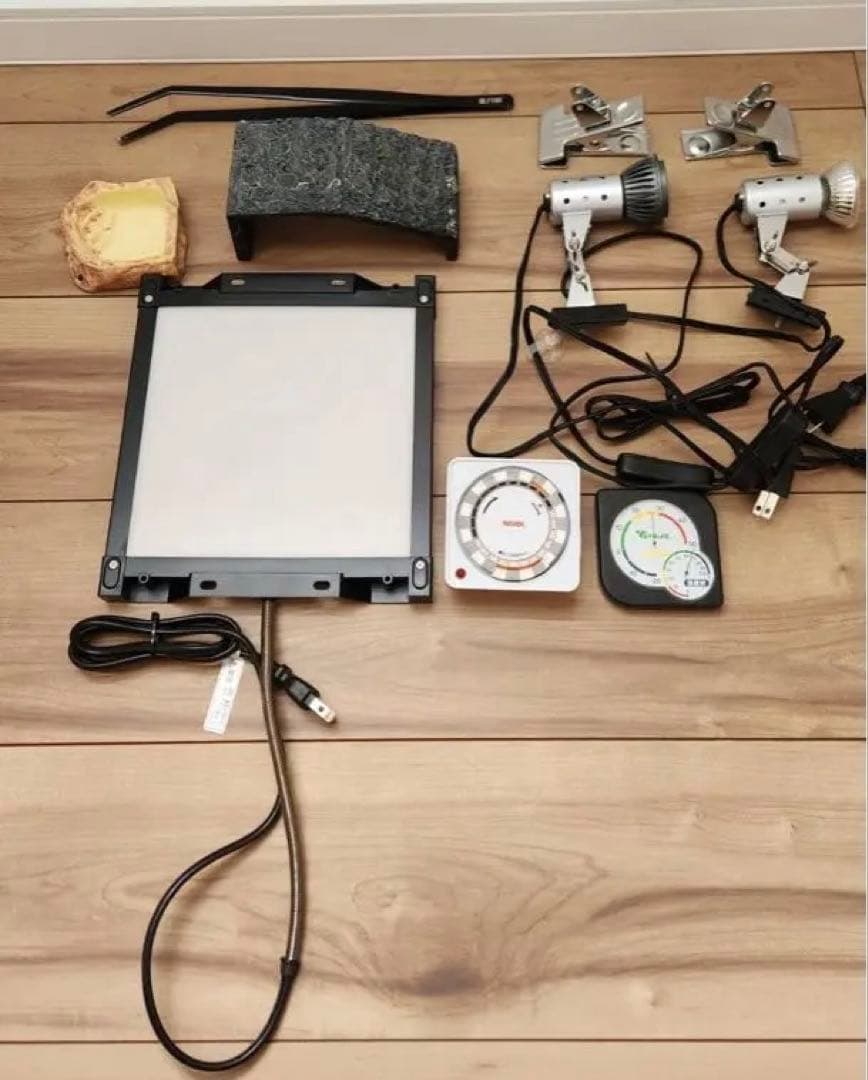 爬虫類　飼育セット　ゼンスイマイクロUV LED パネルヒーターなど