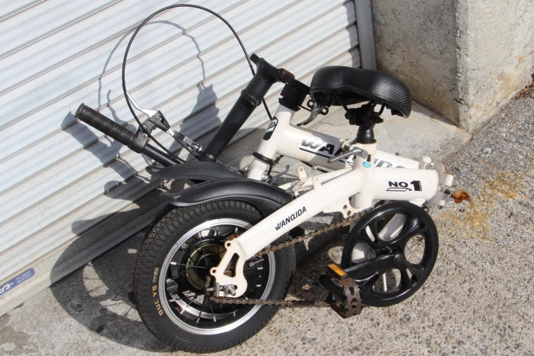 引き取り限定♪WANQIDA♪No.1♪人気の折り畳み自転車♪発送相談可です♪