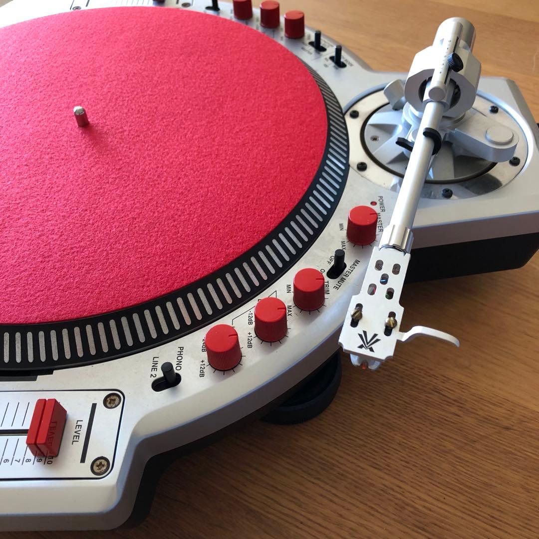 Vestax QFO ターンテーブル レッドノブカスタム 中古