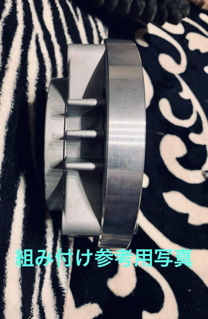 ズーマー　リアハブ変換スペーサー　ハブボルト仕様　マルチPCD 太足化