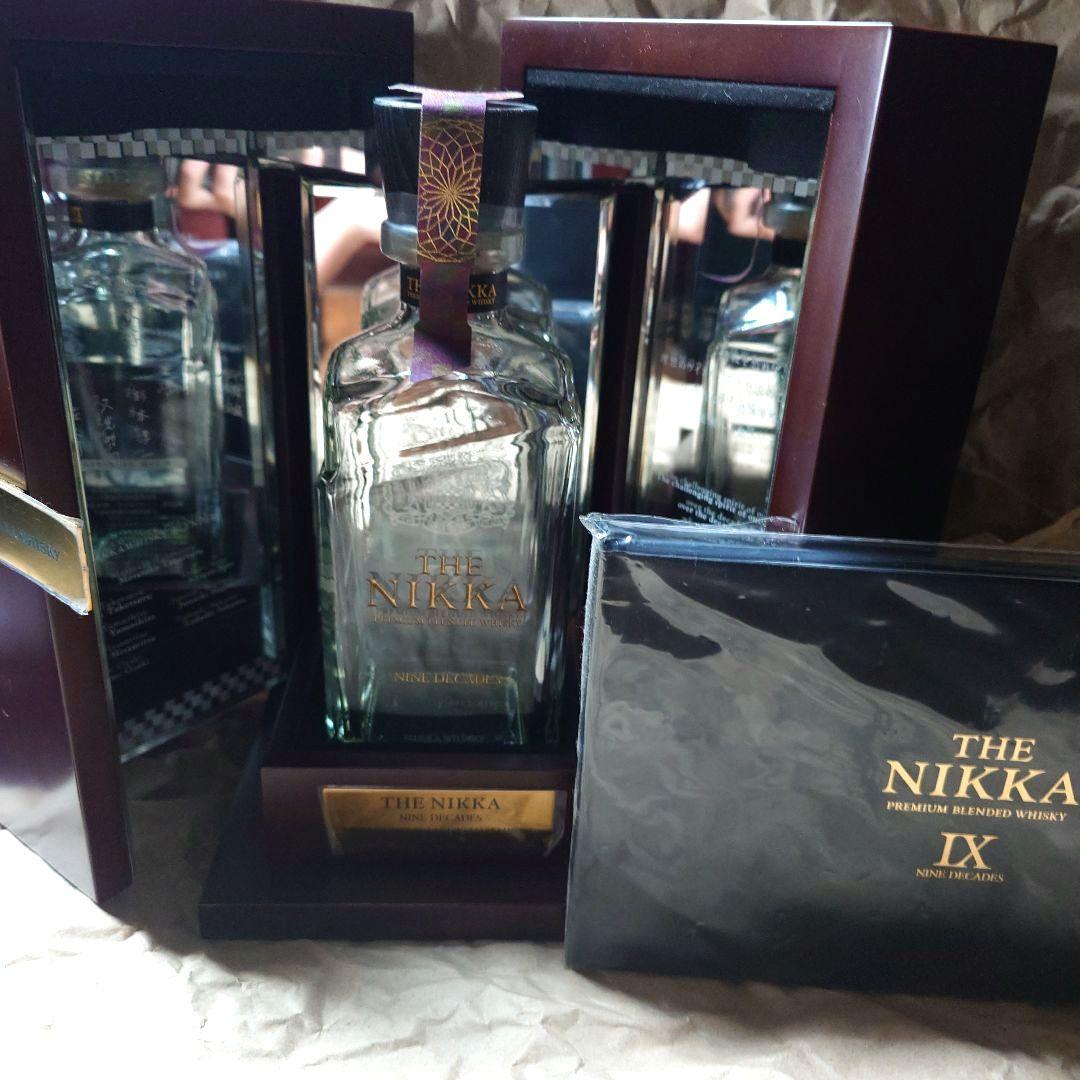 THE NIKKA IX周年記念ブレンデッドウイスキー空き瓶