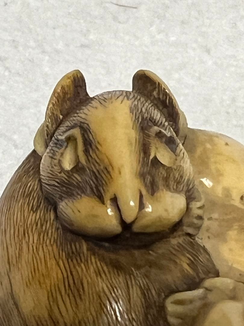 根付け　ねずみ　鼠