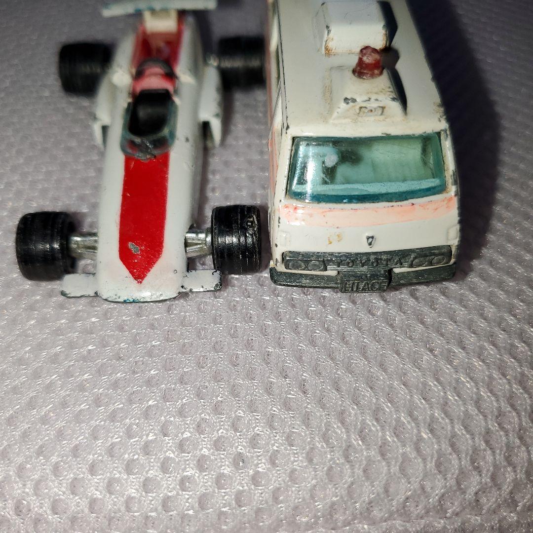 トミカ　青箱(2)　箱なし(2)　マッチボックス(1)　計5点セット