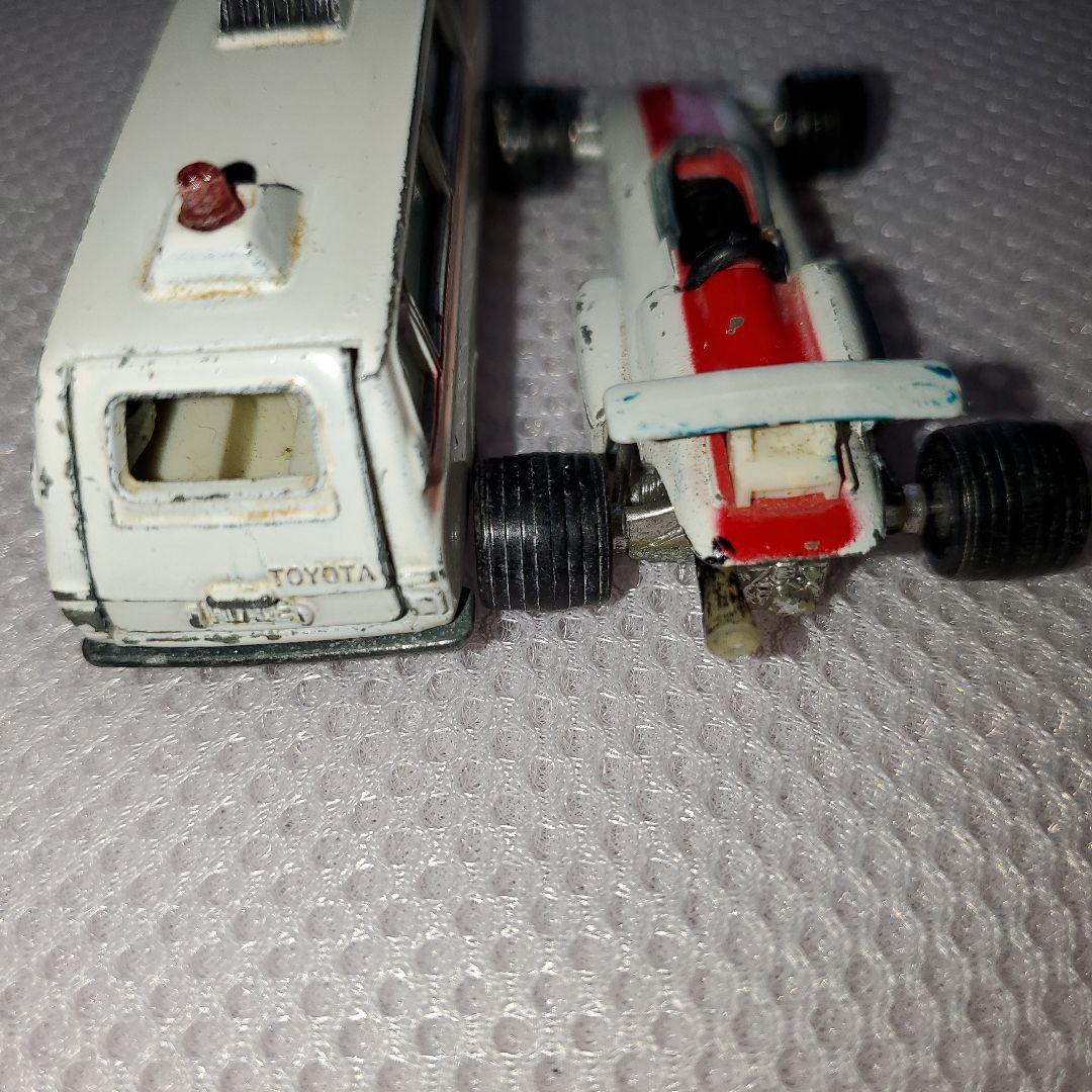 トミカ　青箱(2)　箱なし(2)　マッチボックス(1)　計5点セット