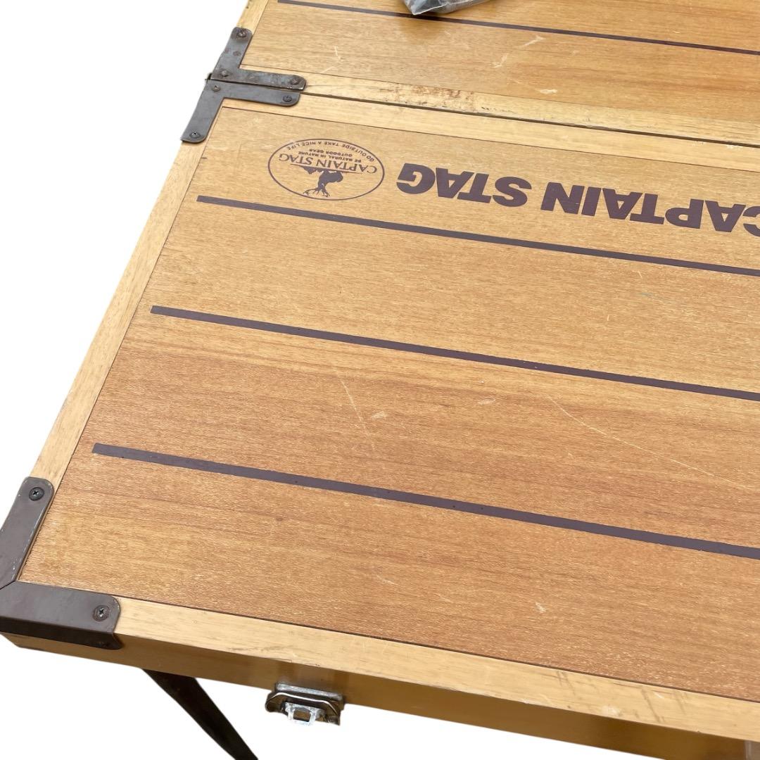 CAPTAIN STAG キャプテンスタッグ 折りたたみウッドテーブル＆チェア