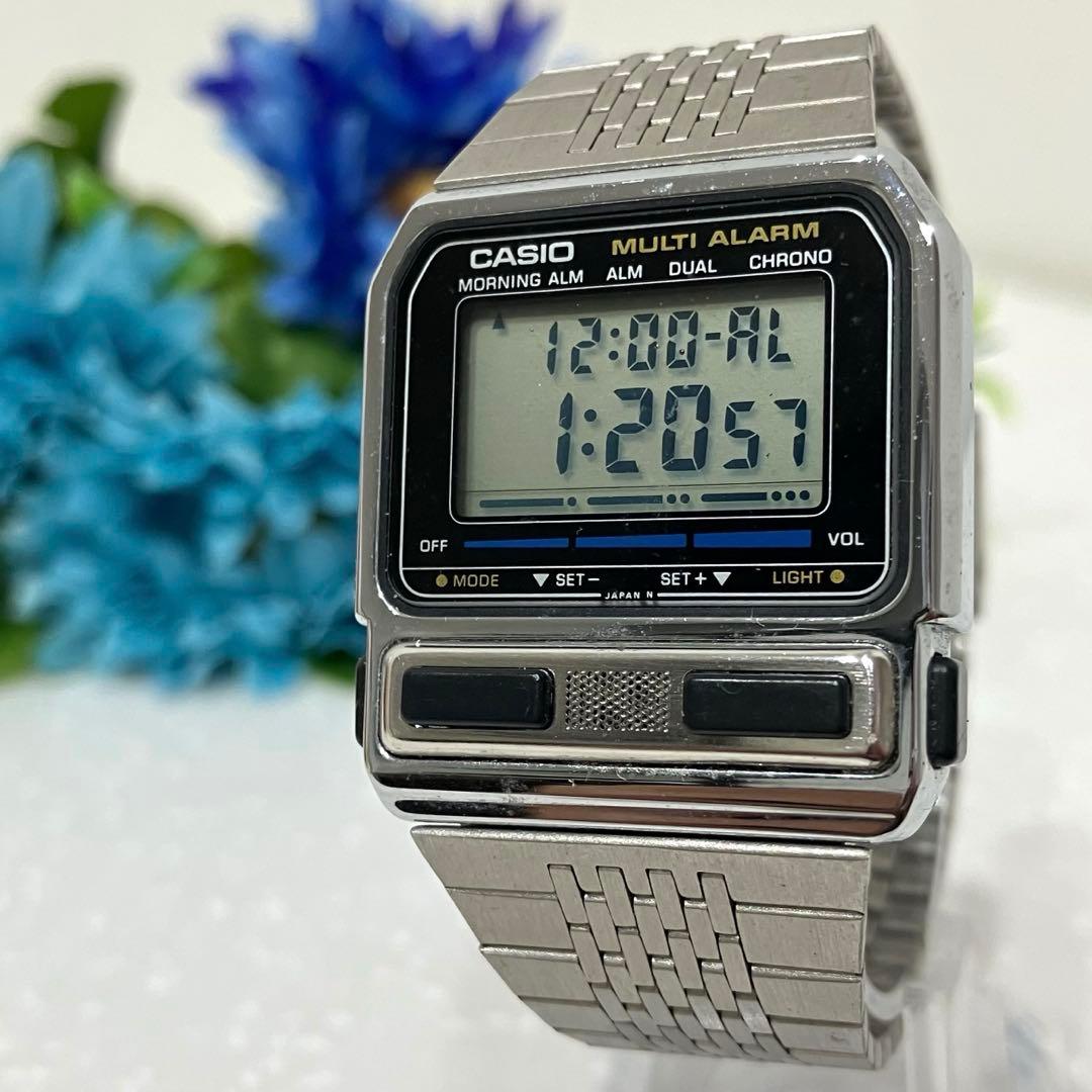 【80's】CASIO BA-200 デジタル腕時計 マルチアラーム　電池新品