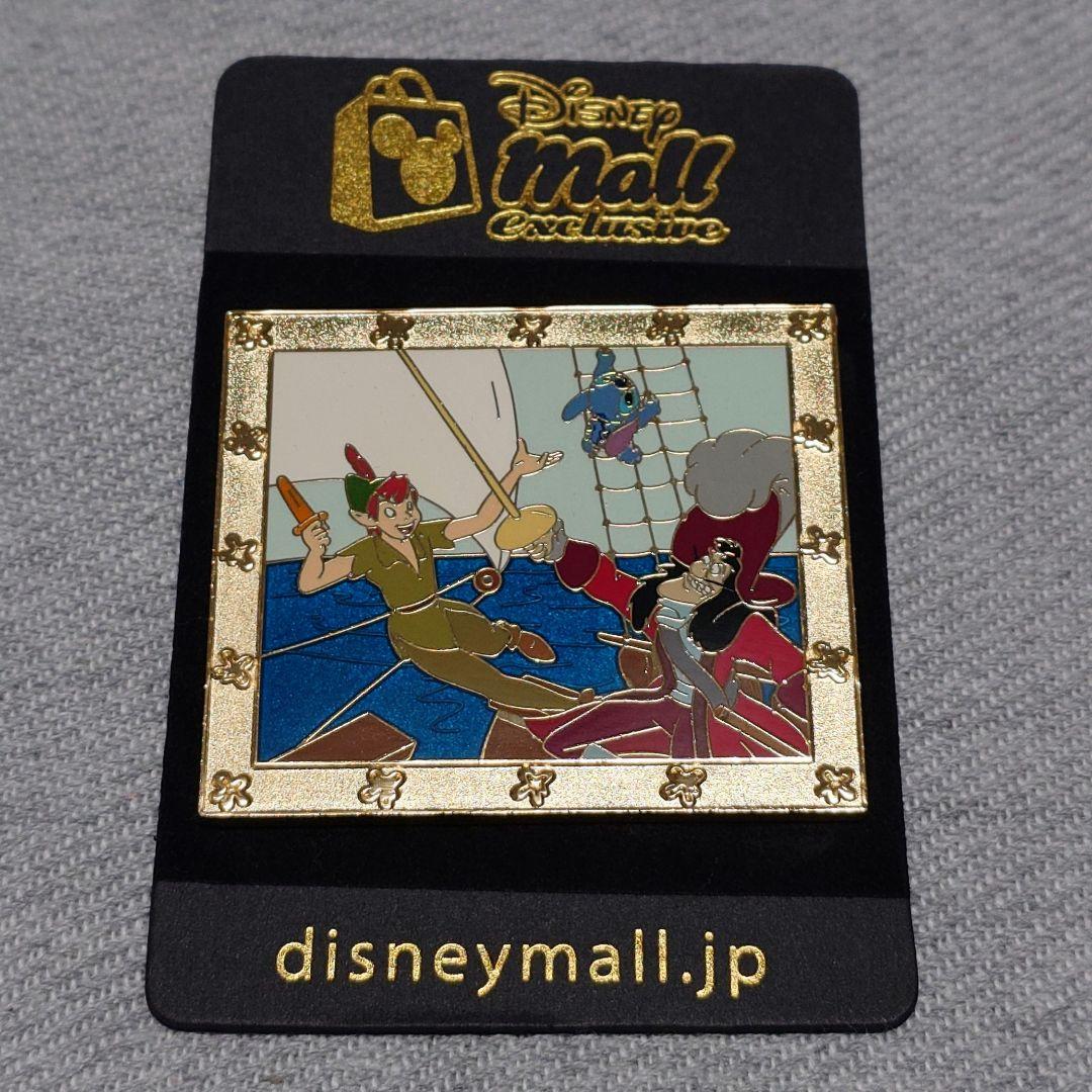 【レア】ディズニーモール限定　ピーターパン&スティッチ　ピン