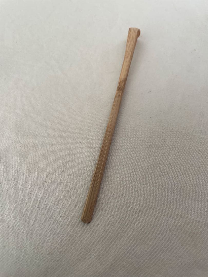 茶道　茶道具　茶杓　⭐︎谷村宗真作　「紫野　黄梅院　小林太玄」銘『清流』　共筒共箱