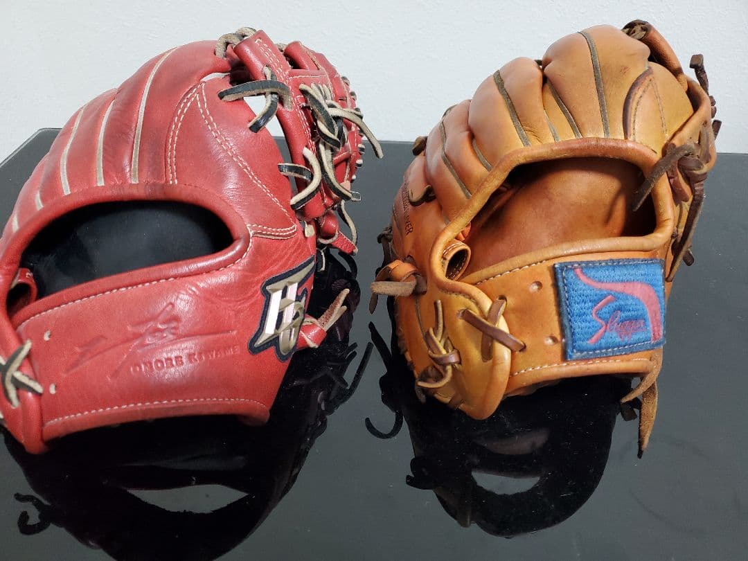 内野手グローブ　久保田スラッガー　　L5　ハイゴールド　大人　軟式　サブ硬式可能