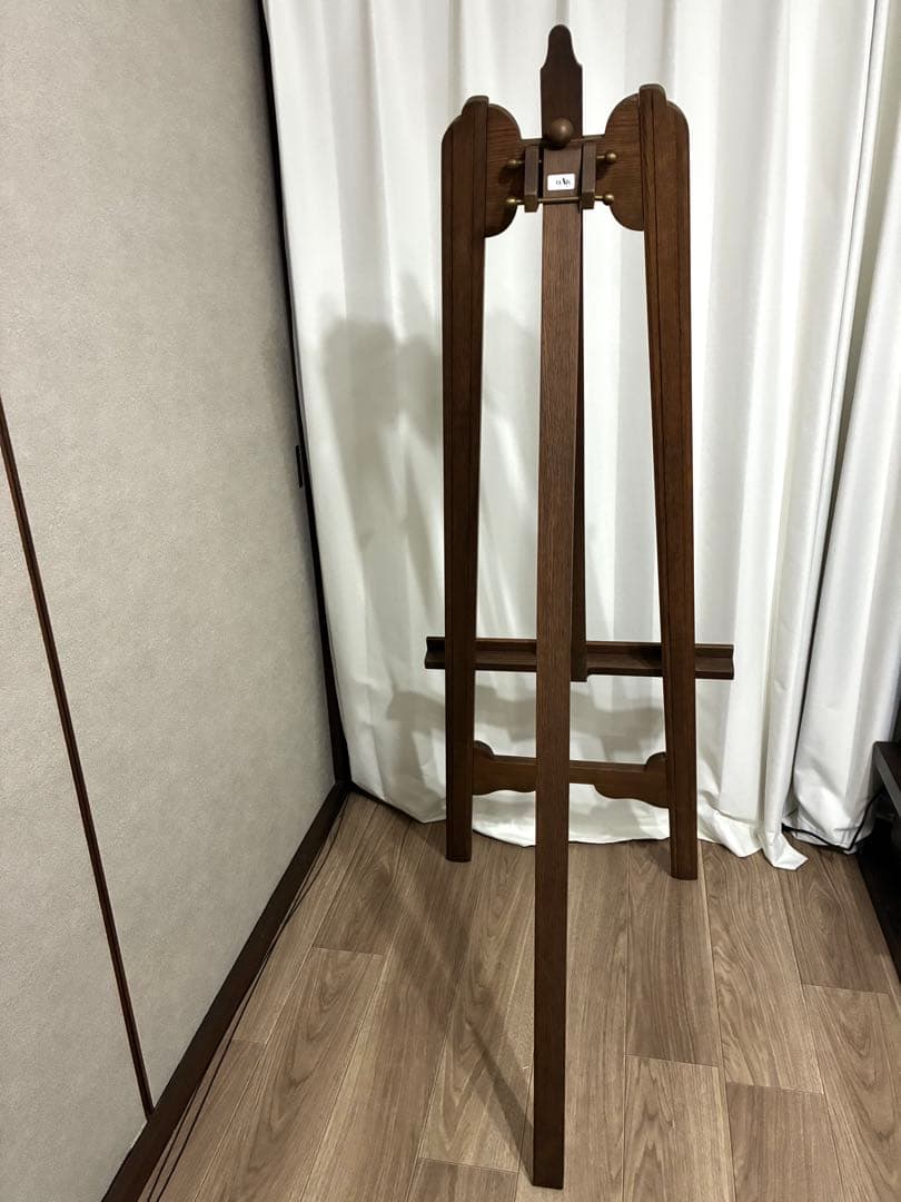近藤工芸 旭川家具 無垢オーク 大型画架 イーゼル 高さ160cm プロ仕様
