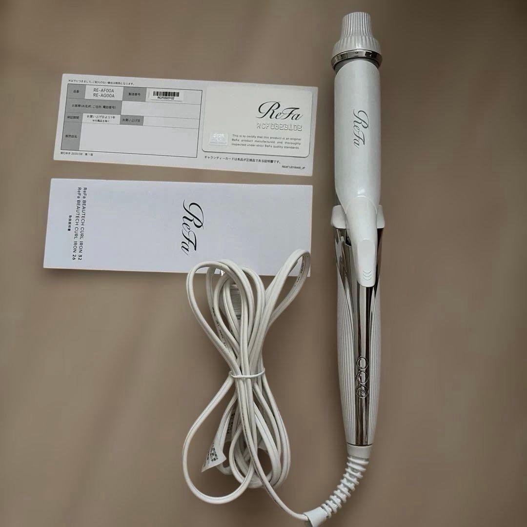 ReFa ヘアアイロン ホワイト 32mm