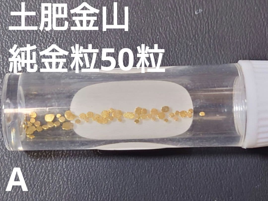 土肥金山 純金粒 砂金 50粒 A