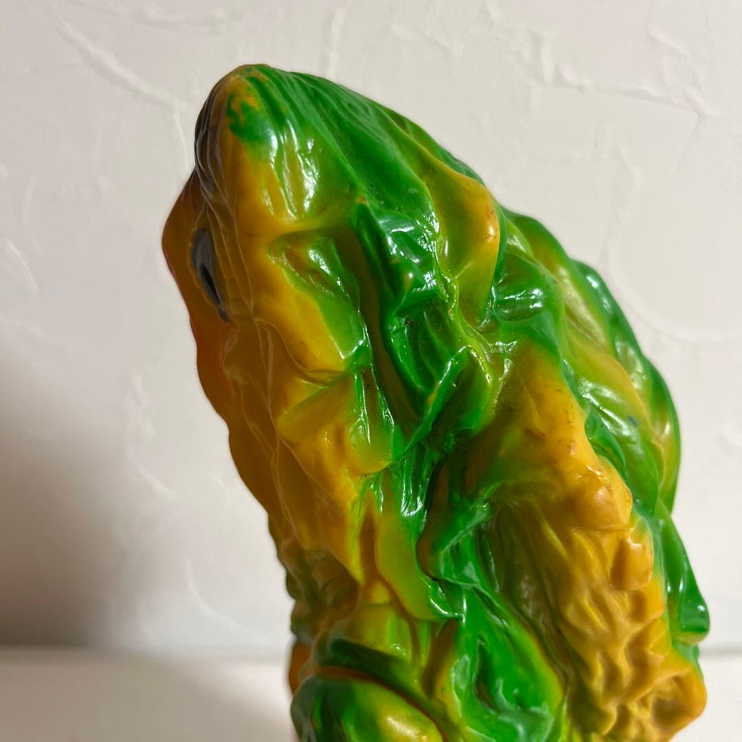 ⚠️貴重・激レア　公害怪獣ヘドラ　当時物　初版　1期　ブルマァク　ソフビ