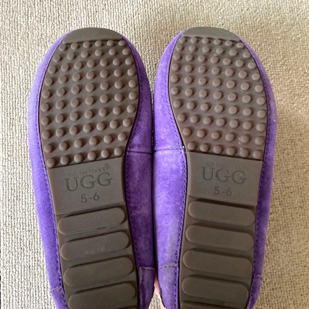 UGG 紫　モカシン